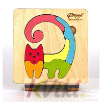 Деревянные пазлы "Кошка" Деревянные пазлы "Кошка"