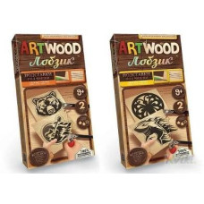 Набор  выпиливания Лобзик "Art Wood" подставки  мини