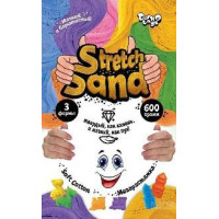 Кинетический песок "Stretch Sand" пакет 600 г рус. Кинетический песок "Stretch Sand" пакет 600 г рус.