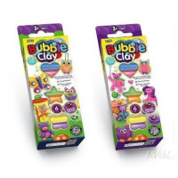 Набір "Bubble Clay" Кульковий пластилін 6 кольорів Набір "Bubble Clay" Кульковий пластилін 6 кольорів