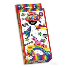 Тесто для лепки "Master Do"  коробка 20 цветов 20г рус 